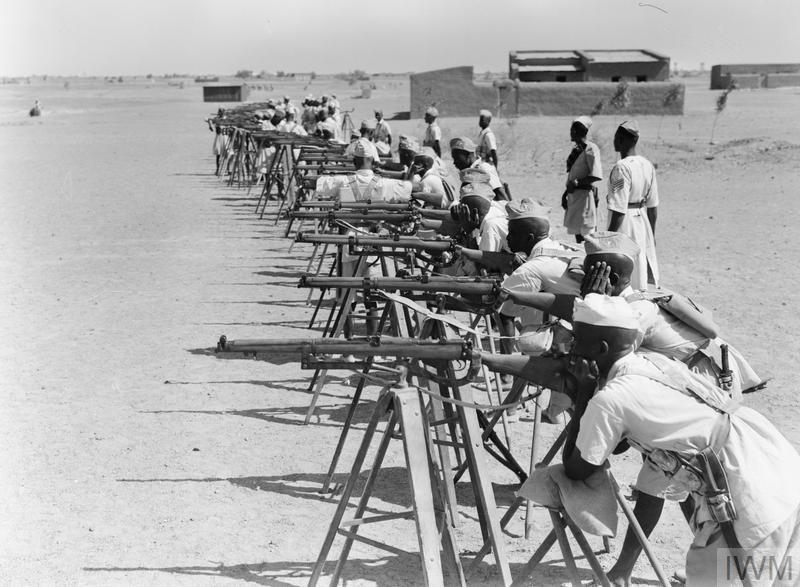 Sudan Defence Force recruits at rifle training
